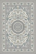 Круглый ковер HALIF F611 GRAY-BLUE