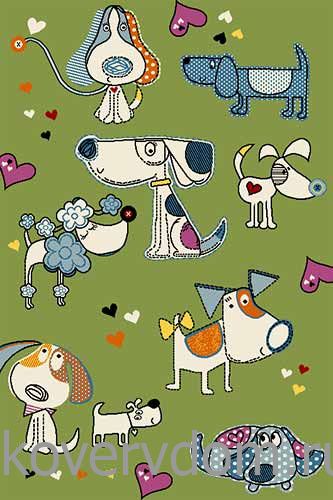 Детский ковер Кристэл 2897 GREEN Детский ковер Кристэл 2897 GREEN