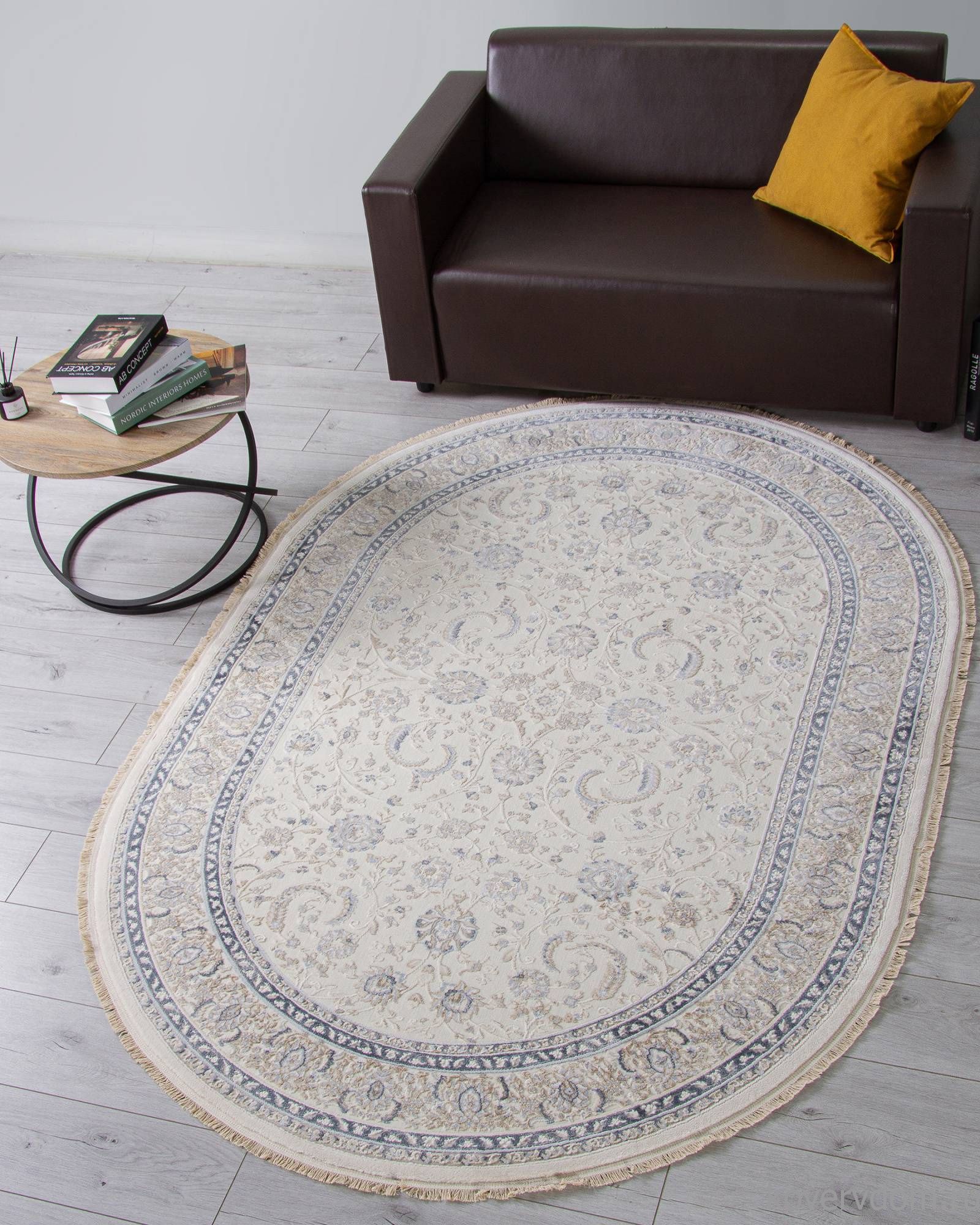 Ковер MELODY 35848Z CREAM / CREAM Овал