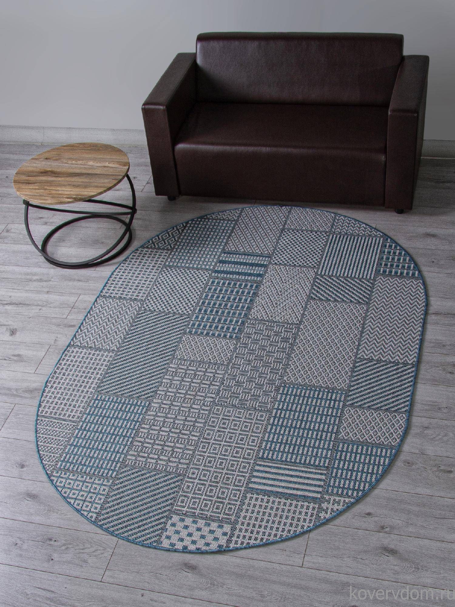 Ковер KAIR S160 BLUE Овал