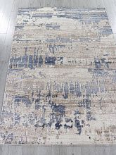 Современный прямоугольный ковер SAMIRA-A O1121 730 BEIGE / BLUE