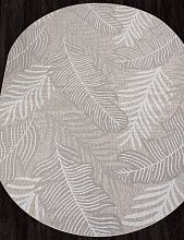 Винтажный ковер-циновка KAIR S132 BEIGE Овал