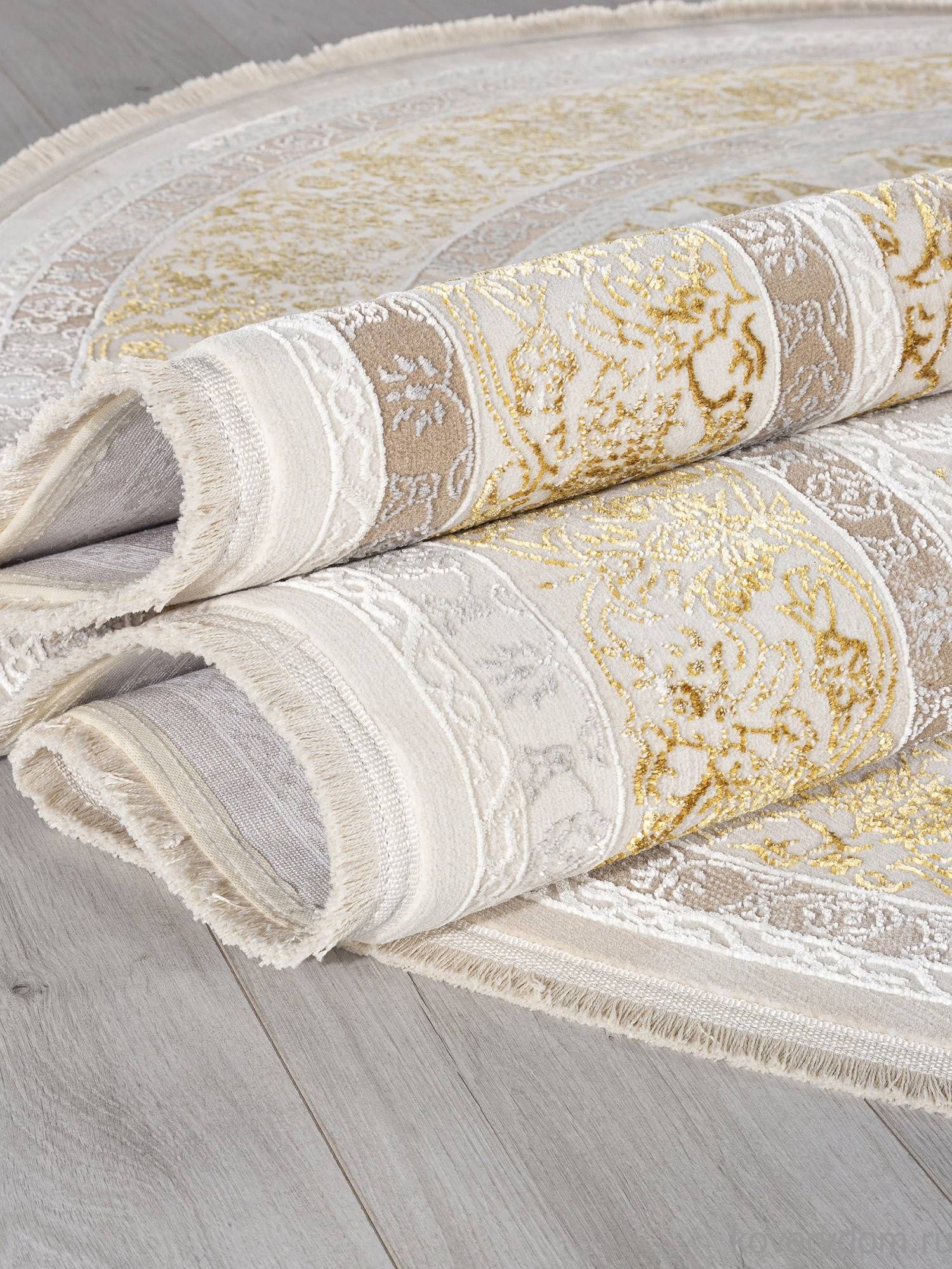 Ковер DELINA A064A CREAM / GOLD FDY Овал