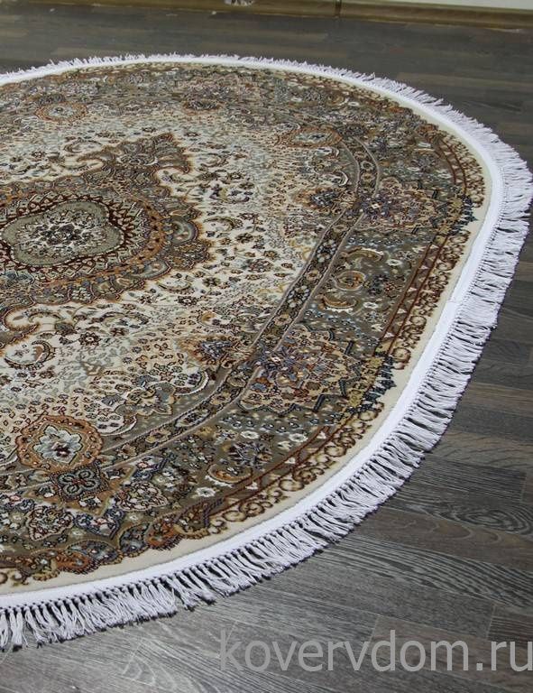Ковер SHAHREZA D414 CREAM-BROWN Овал