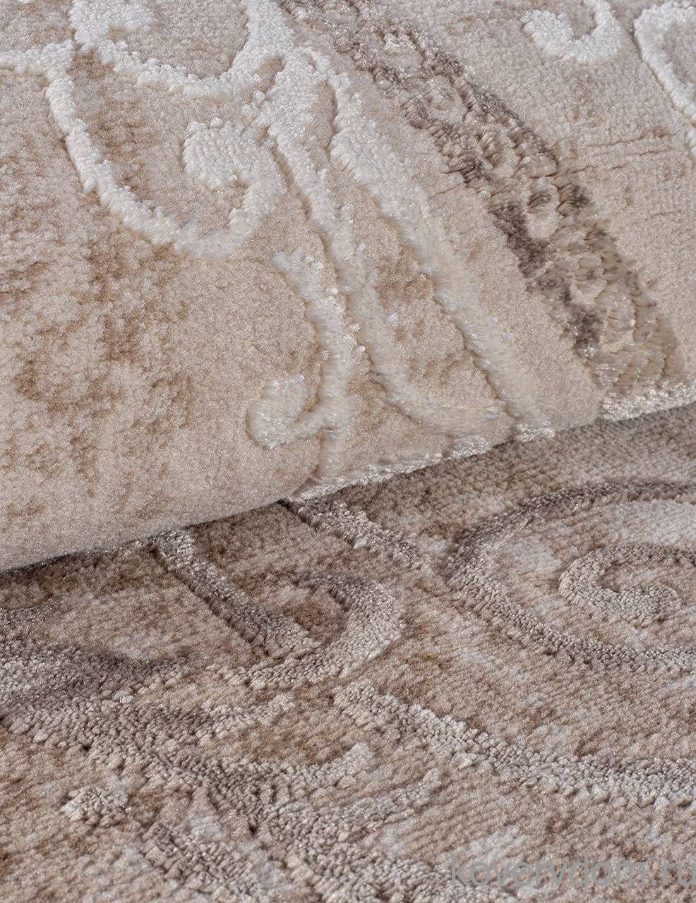 Ковер ARMINA 03707A BROWN / BROWN Овал