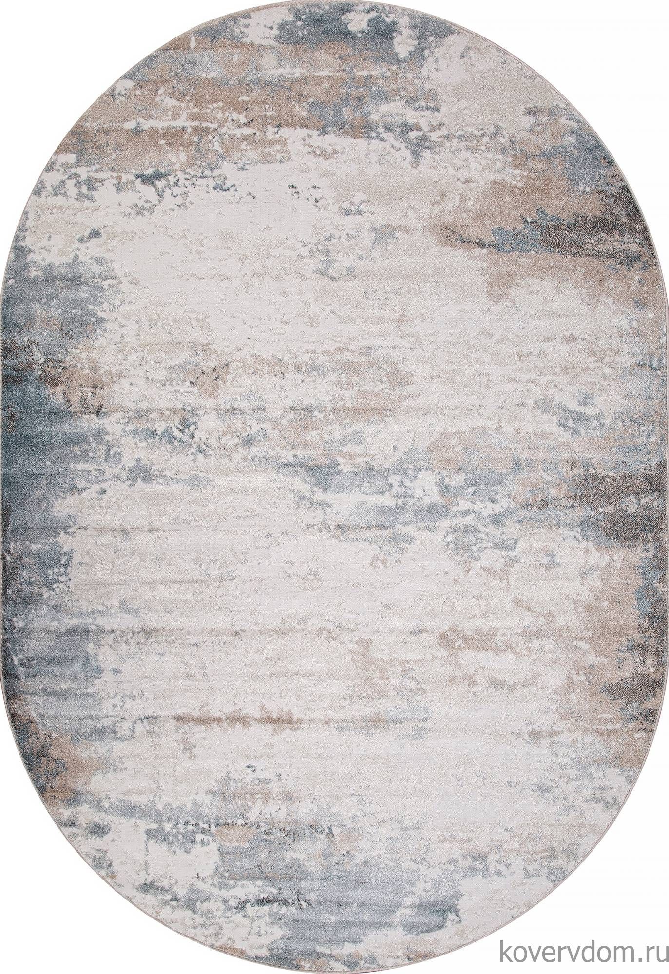 Ковер NATUREL D994 BEIGE-BLUE Овал
