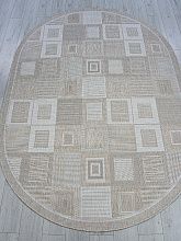 Круглый ковер KAIR S138 BEIGE Овал
