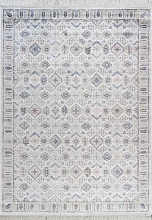 Ковер серый из вискозы Livante 27670 6666
