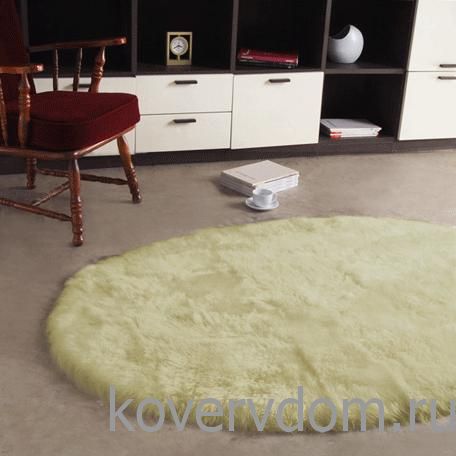 Ковер из длинношерстной овчины Камень овал  Ковер из длинношерстной овчины Камень овал