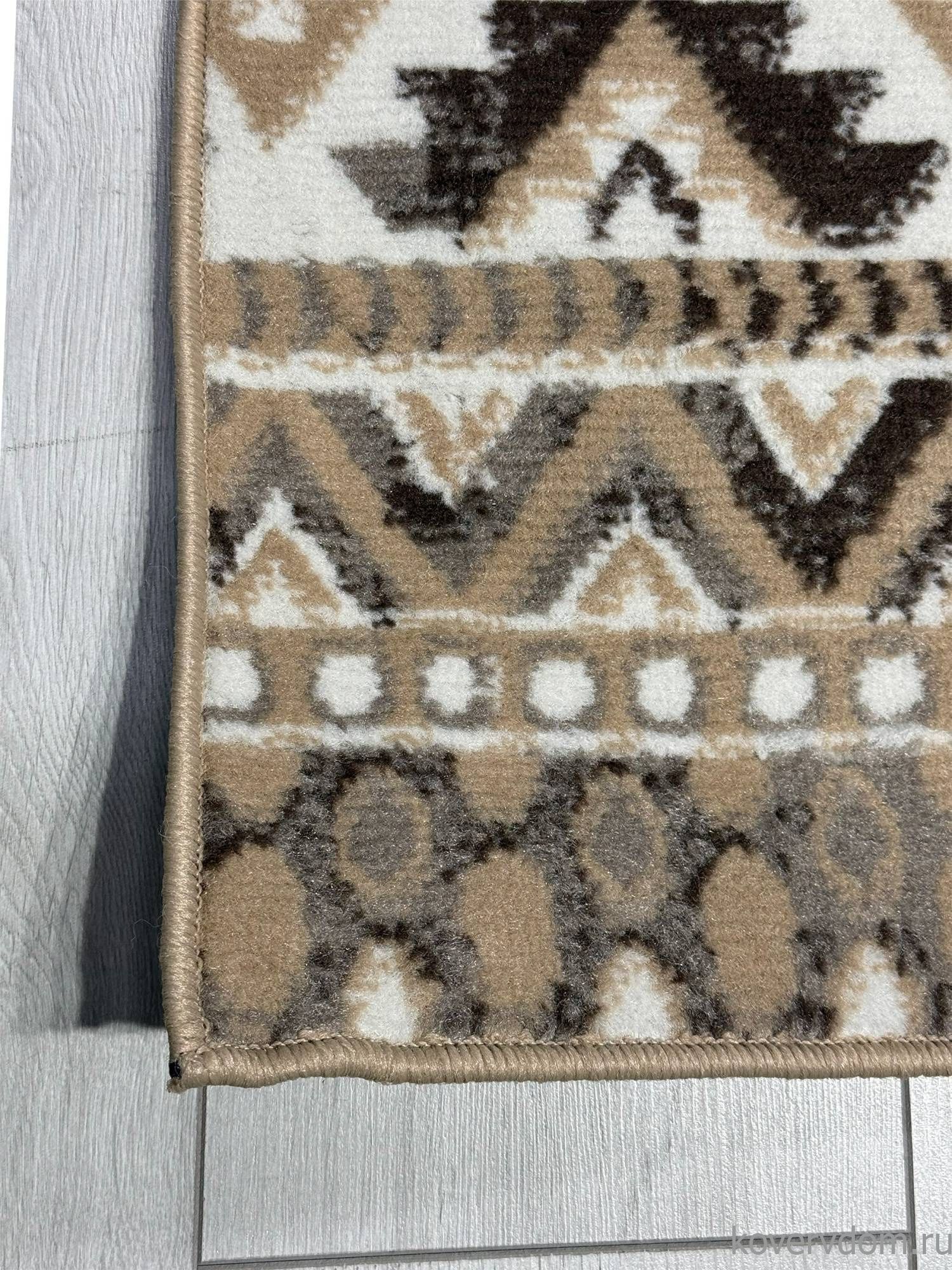 Ковер PRAGA 06050A BROWN / TOZ GRI