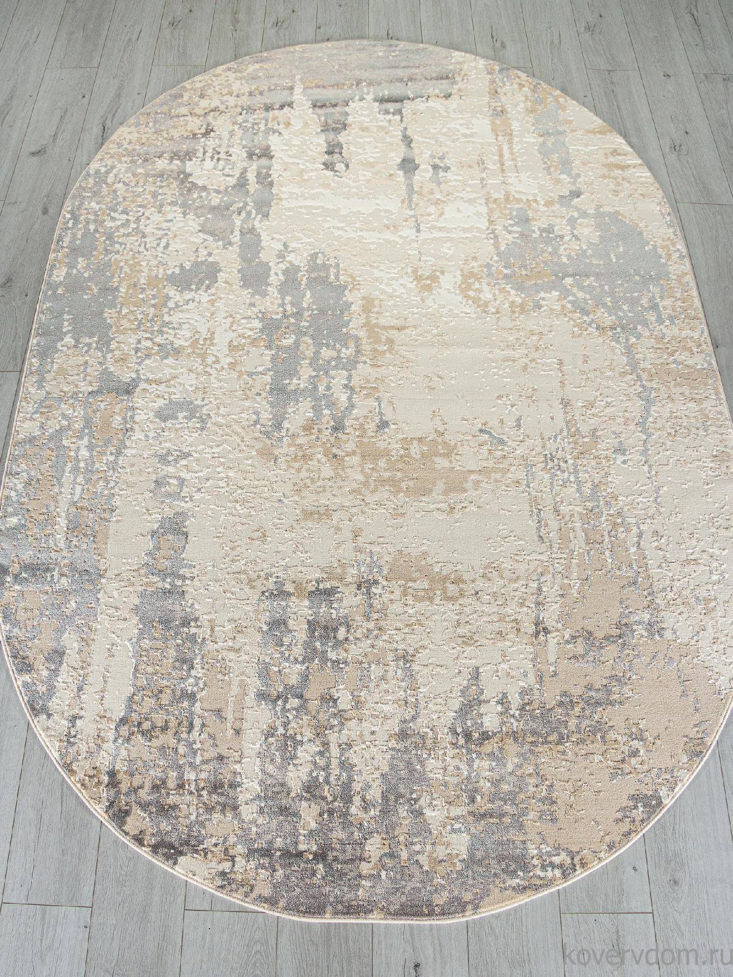 Ковер SIESTA M027A LIGHT BEIGE / TAUPE Овал Ковер SIESTA M027A LIGHT BEIGE / TAUPE Овал