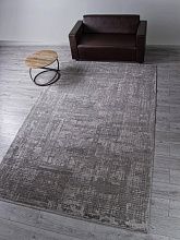 Ковер из вискозы серый ROYAL G381G2 BEIGE / D.GREY