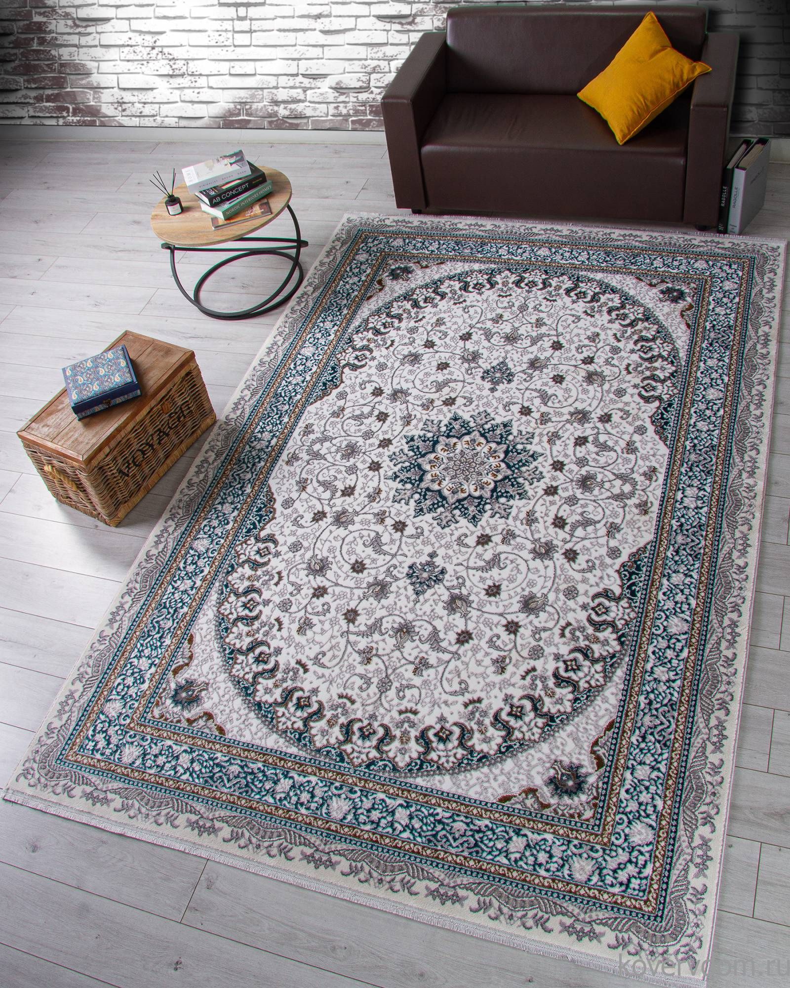 Ковер HALIF F639 GREEN-BLUE