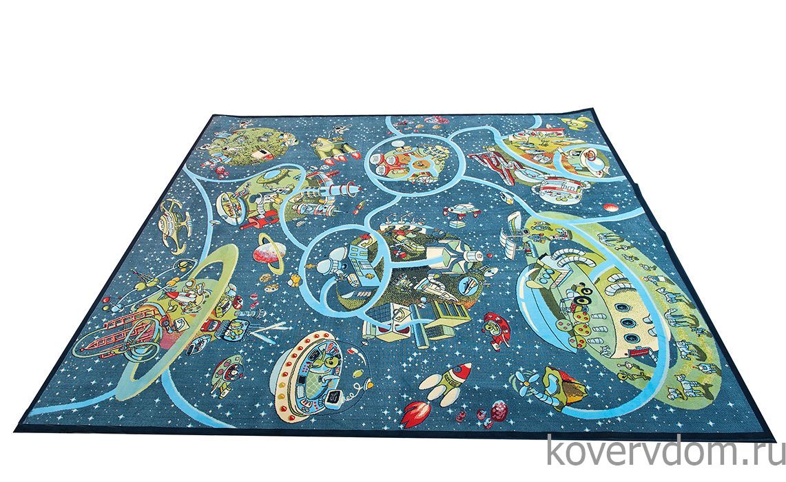Детский развивающий ковер PTT Sorona Вселенная Детский развивающий ковер PTT Sorona Вселенная