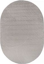 Ковер в зал DIOS-A F410 LIGHT CREAM Овал