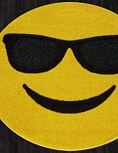 Круглый ковер SMILE NC15 YELLOW Круг