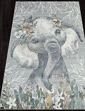 Круглый ковер SOFIT-A F262 GRAY