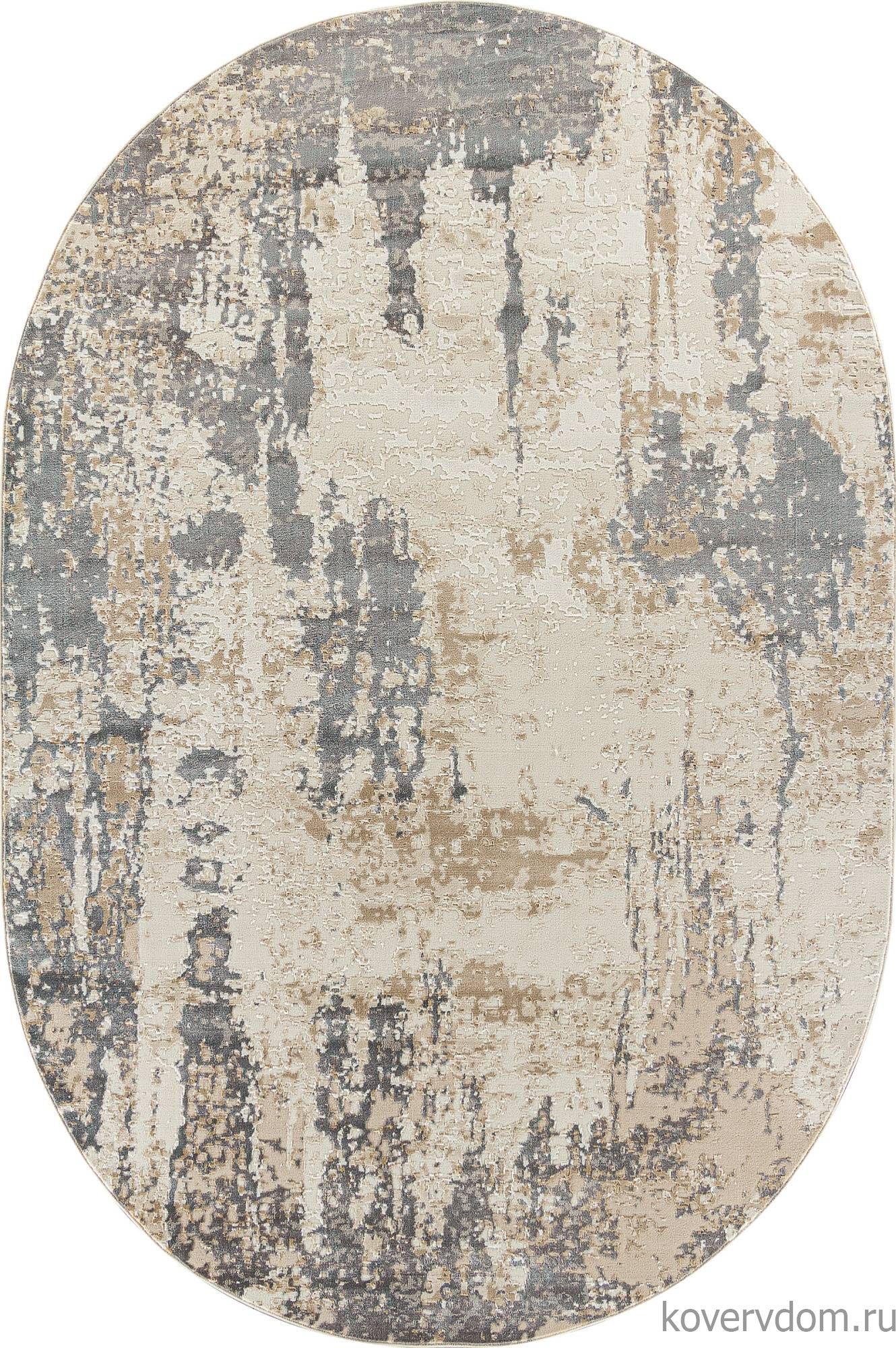 Ковер SIESTA M027A LIGHT BEIGE / TAUPE Овал Ковер SIESTA M027A LIGHT BEIGE / TAUPE Овал